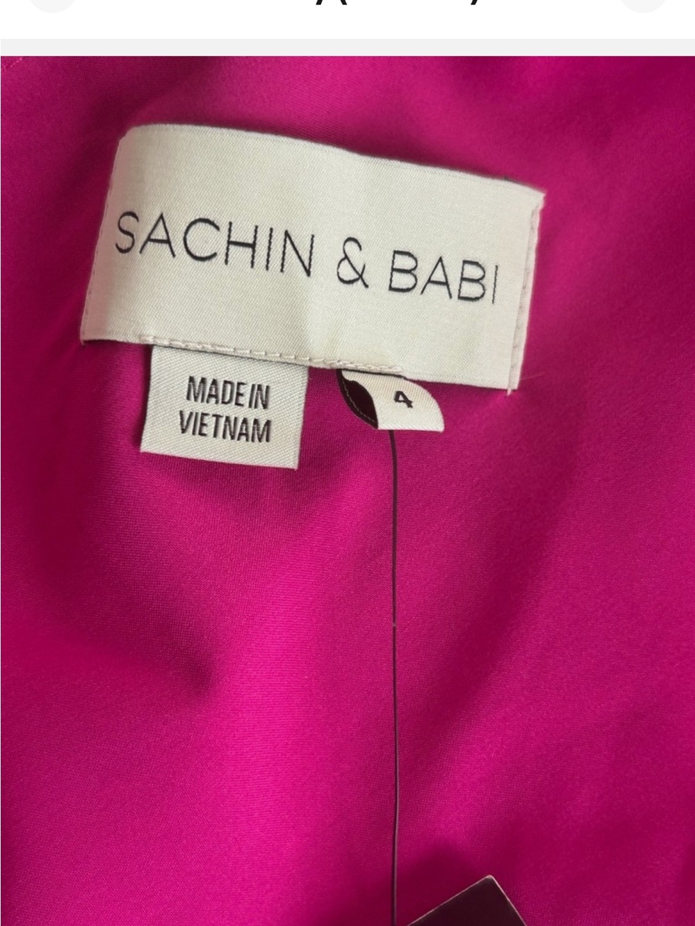 Sachin + Babi One-Shoulder Hot Pink Evening Gown - Picture 10 of 16
